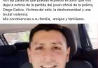 Alberto y un mensaje de dolor ante un crimen que no debe quedar impune 