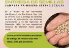 Prohuerta San Luis: entrega de semillas 