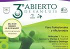 GOLF: comienza el 3° Abierto de San Luis