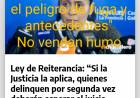 Fiscal a Sosa"la reiterancia es ridícula.. Ya se aplica con el peligro de fuga y antecedentes para la preventiva..Aprobaron un adelanto de sentencia Inconstitucional". Burros son, dices dos agentes .