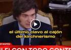 Cristina sobre Milei " Así que ahora me querés matar ?.Solo te pido que le garantizes cuatro comidas a la gente .SOS vergüenza ajena .