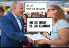 25 % aumento.Poggi sigue sumergiendo a los Estatales a la miseria. Inclusión a la indigencia.Una burla el aumento .