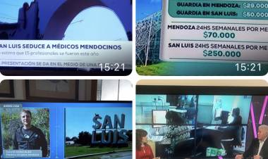 Mendocinos preocupados por el bendito San Luis .Médicos que emigran por mejores condiciones 