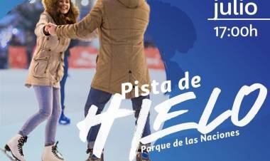 Patinaje sobre hielo  en Parque de las Naciones