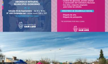 Abordaje Integral en el barrio 400 Viviendas Sur