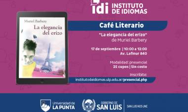 Este sábado, el primer Café Literario presencial del año