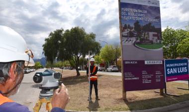 Más obras urbanas en el noreste de la ciudad de San Luis