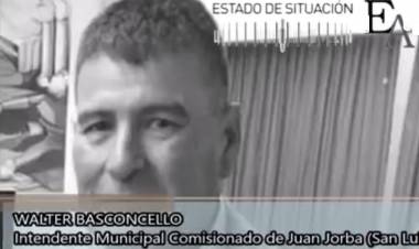 JUAN JORBA: llegó San Luis a Mil .Progreso con gestión local 