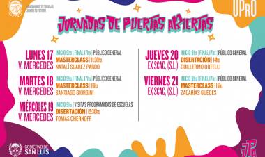 UPrO: este lunes empiezan las jornadas de puertas abiertas