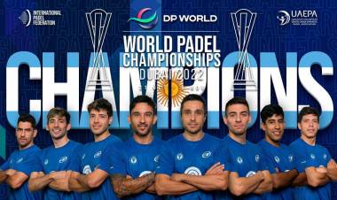PÁDEL: DE LA MANO DE SANYO, ARGENTINA ES CAMPEÓN MUNDIAL