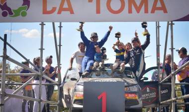 RALLY PUNTANO: Baldoni ganó en La Toma