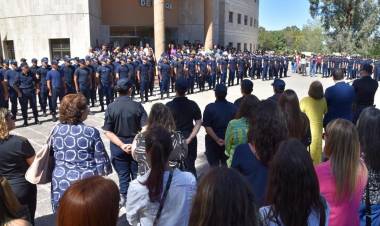 Latini ante la jura de 140 nuevos agentes “no es un solo ingreso laboral , sino una  apuesta a la seguridad de San Luis”
