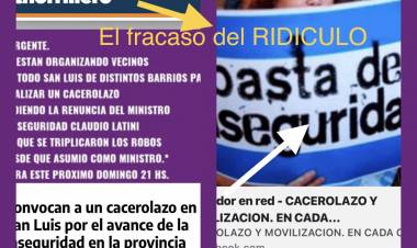 RIDÍCULA CAMPAÑA.El fracaso de los cultores del caos .Hay necesidad ?Fueron un desastre cuando Gobernaron en Seguridad .