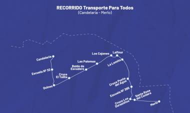 El norte de San Luis suma un nuevo servicio de transporte