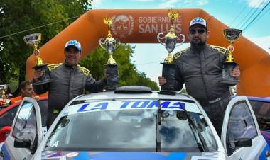 RALLY PUNTANO: Mario Rasso festejó en el Valle del Conlara