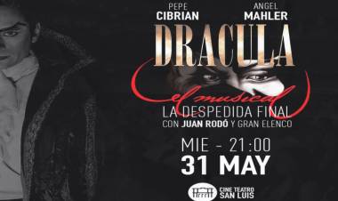 “Drácula, el musical” llega al Cine Teatro San Luis