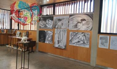 Abrió una muestra en la Casa del Poeta