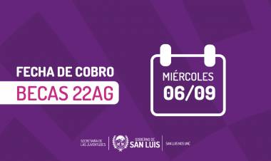 BECARIOS Y BECARIAS 22 AG COBRARÁN ESTE MIÉRCOLES 