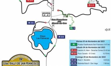 RALLY PUNTANO: el recorrido del Rally de San Francisco