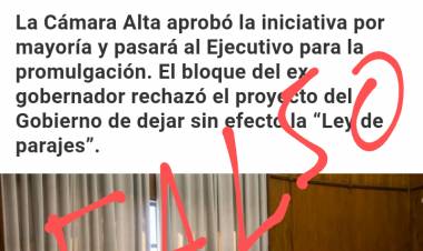 La ignorancia de los Senadores de Poggi por la Ley de Parajes.Los García que dan asco por chupamedias .Las ganzadas de Castro Luna,  peores que las de Charly Pereyra 