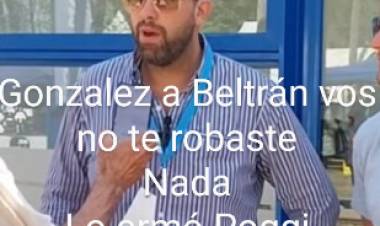 González a Beltrán: vos no te robaste nada.Esto lo armó Poggi, Bazla y Oviedo .Quedate tranquilo yo te voy ayudar , yo quiero hacer negocios con vos .Escandalosa conversación 