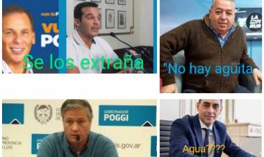 Hissa deja sin agua a todo él Sur de la Ciudad , en pleno cierre de listas,Poggi envenenado .El Intendente dice que la culpa es de Debandi y Durán. Sensación de caos y desidia.Se extraña Ponce y hasta Tamayo, increíble.