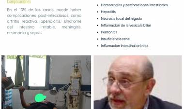 Schwartz "La peritonitis que operé puede ser o no por salmonella. La OMS dice que afecta al 10 por ciento de quienes se intoxican