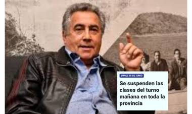 Sosa: que suspenda las clases San Luis, es él fracaso del Gobierno de no garantizar la calefacción.