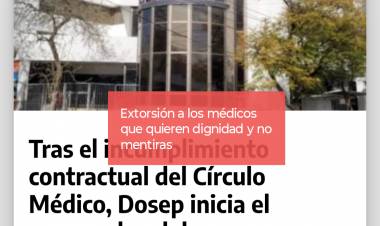 Fuerte extorsión política de Poggi a los Médicos por querer cobrar mil pesos de plus. Plantean desvincularlos.