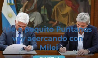 Poggi se juntó con Caputo  y confirma su paso al Mileismo.El amparo suyo, que dejó sin recursos Nacionales a San Luis , dos años para recuperarlos . 