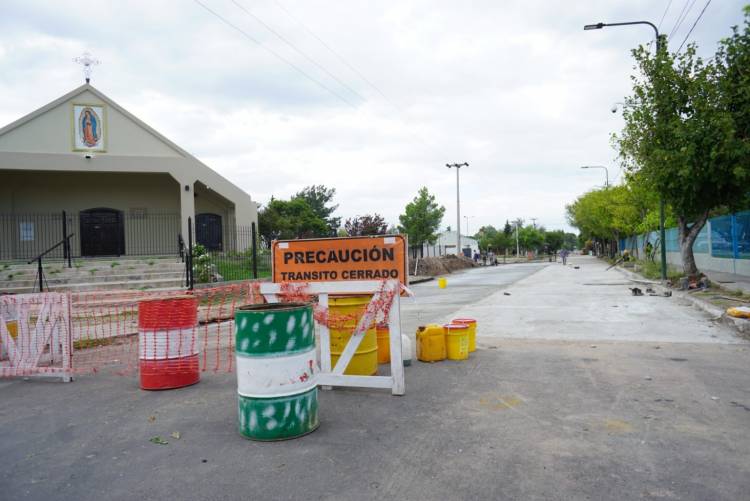 50% avance en las obras de Av. Riobamba