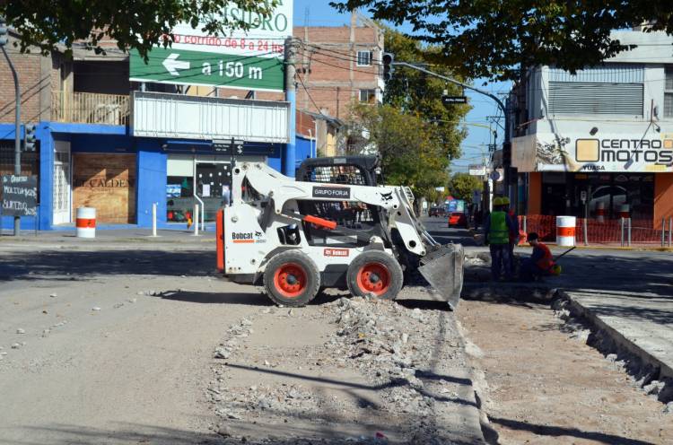 Una obra para mejorar el desagüe pluvial en el centro 