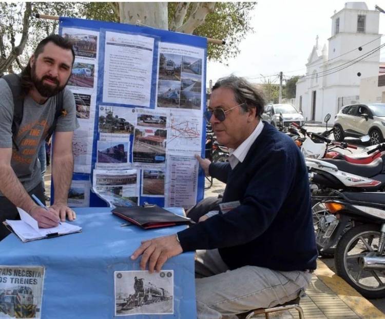 Buscan juntar 500 mil firmas para que vuelva el Tren al Valle del Conlara y Villa Dolores 