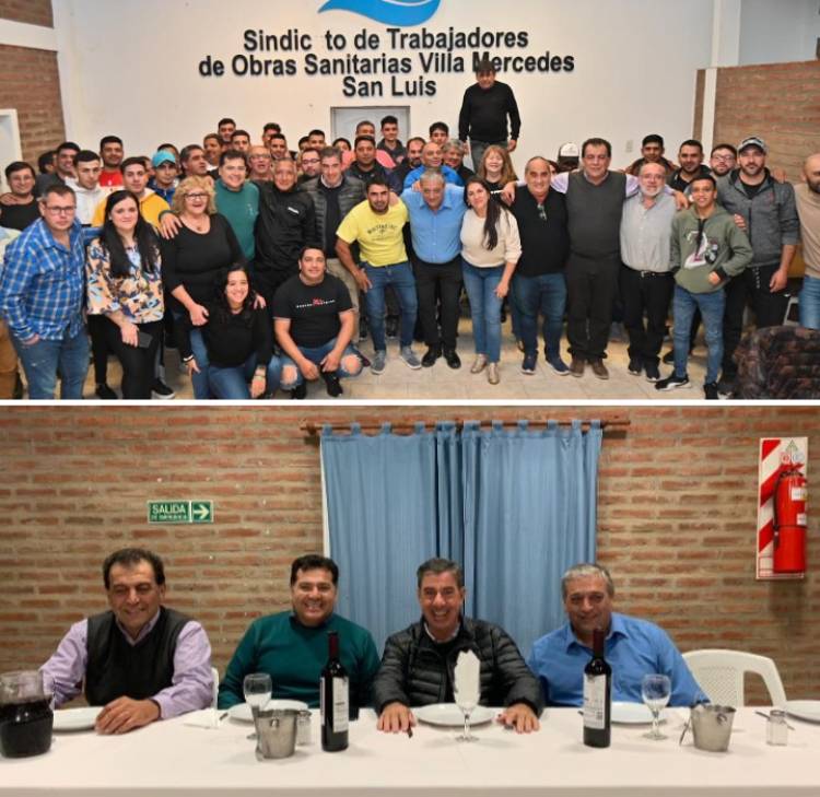 El Peronismo Unido.Obras Sanitarias y gestos de apoyo que suman .Que el arbolito no tape el bosque.