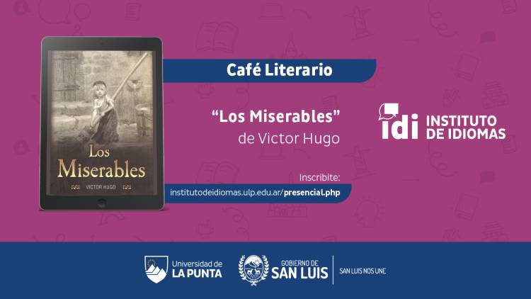 Café Literario presenta a “Los Miserables” de Víctor Hugo