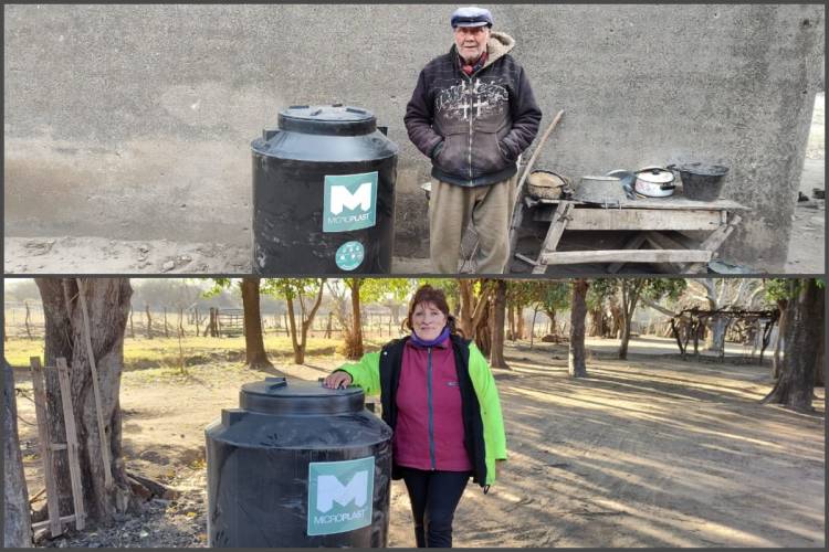 LA MAJADA: tanques de agua para usuarios del acueducto