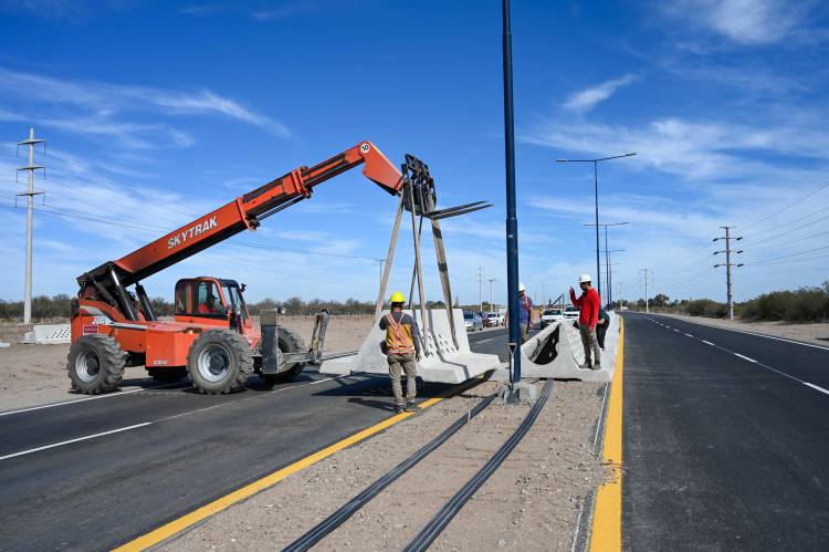 Circunvalación: la obra entró en su etapa de finalización