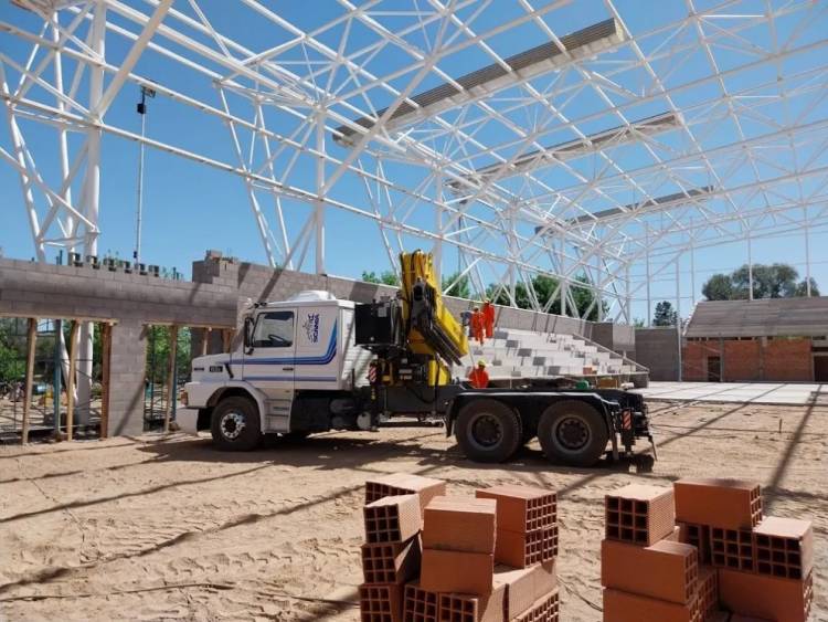 MERLO: avanza la obra en el Parque Recreativo