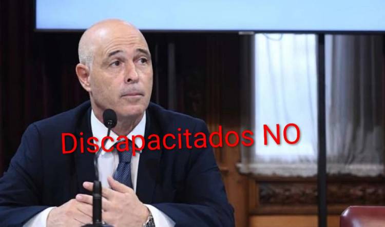 Bartolo Abdala, volvió a votar contra los Discapacitados.El PJ con aliados , lograron 63 votos y es ley .