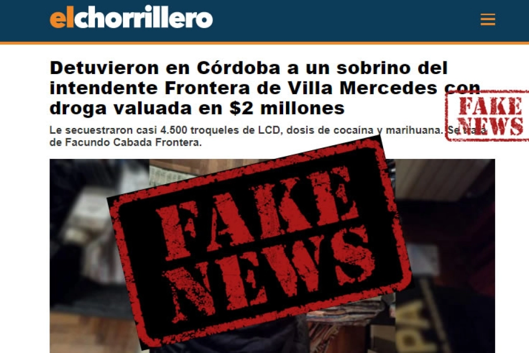 El pasquín poggista será denunciado por información falsa (fake news) 