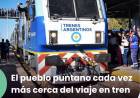 Histórico:llega el Tren a Daract. Alberto Rodriguez SAA llega en el mismo? Parece que si 