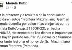 Otra retractación contra Frontera . Las barbaridades tienen límite cuando se miente 