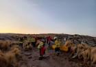 VILLA DE MERLO: rescataron a una persona en Cerro Áspero