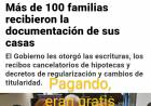 Poggi reparte escrituras que antes eran gratis y ahora las cobran y lo venden como política .No hacen , ni harán ninguna vivienda .TRISTE REALIDAD 