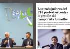 Calladito, Poggi transó con el Camporista Lamhote volver al CFI, un organismo burócrata que le saca fondos a San Luis y Municipios, sin ninguna contraprestación.La cara como bigornia.