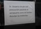 Increíble:el Gobierno te cobra el peaje y te dice que la Ruta está rota.El cartel de peaje de San Rosa deberían ponerlo en todos lados . Vergüenza 