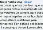 Fuerte crítica de la ex Candidata a Intendenta en Naschel de Poggi al desastre de Salud en el Valle. El Dengue descontrolado .Ni aspirina tenemos.