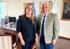 Poggi recibió a la Intendenta de Arizona y desató especulaciones políticas 