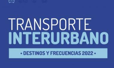 Nuevos horarios del transporte interurbano