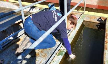 Fiscalizan las plantas potabilizadoras de Luján y Potrero